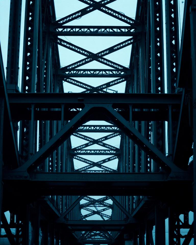 Steel infrastructure bridge